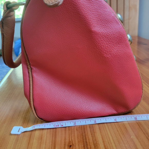 Y2K Coral Pink Studded Handbag | Bratzcore Mall-Girl Purse - Picture 4 of 11